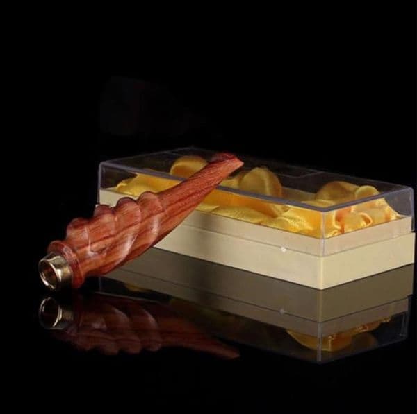 New Sandalwood Refined Tobacco Nozzle Environmental Protection Circulating Solid Wood Process Red Sandalwood Filter Tobacco Wholesale