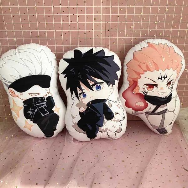10cm Anime Jujutsu Kaisen Plush Doll Itadori Yuji Fushiguro Megumi Gojo Satoru Soft Fill Pad Childrens Plush Pillow Toy W250407