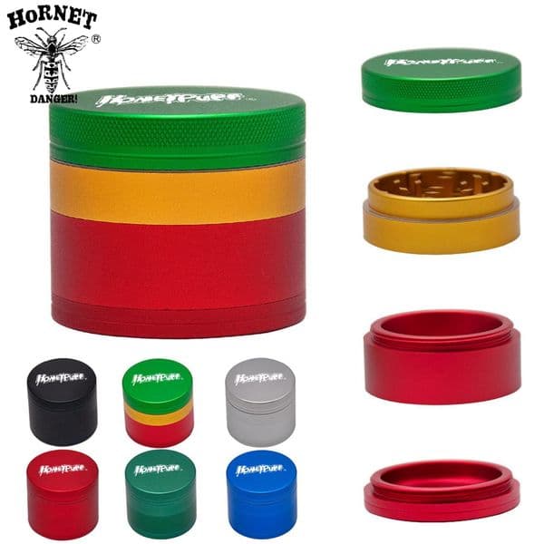 Smoking Pipes New aluminum alloy four layer 50mm smoke grinder metal smoke grinder