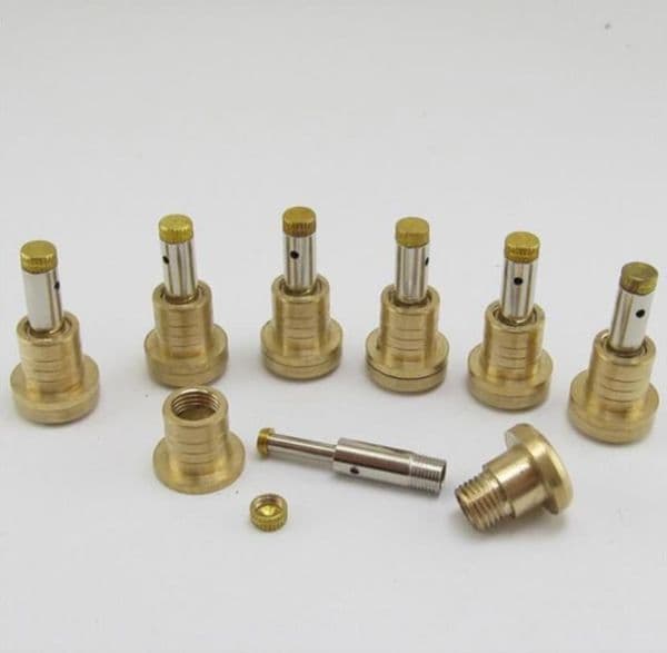 Smoke Nozzle Fittings Copper Head Stainless Steel Dual Filter Element Cleaning Circulating Smoke Nozzle Filter Direct Pin