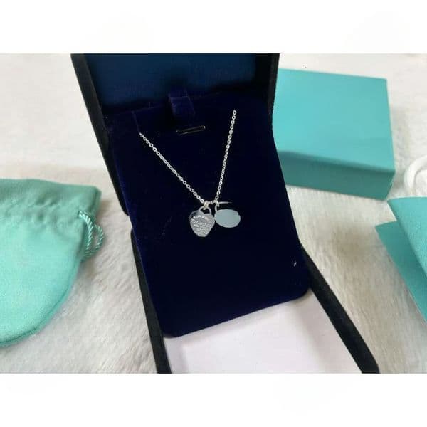 return 925 womens heart necklaces necklace designer jewellery chains pendant steel charm anniversary gift for women gold plat