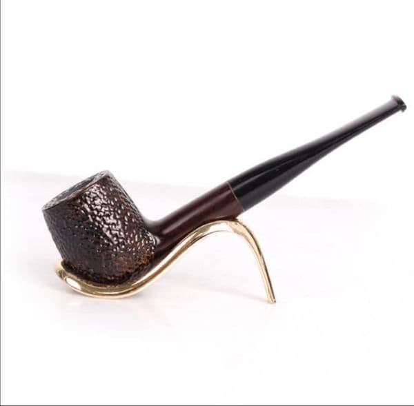 Black Sandalwood Pipe Hammer Pipe Solid Wood Removable Filter Engraving Creative Carving Round Nozzle Straight Tobacco Tool