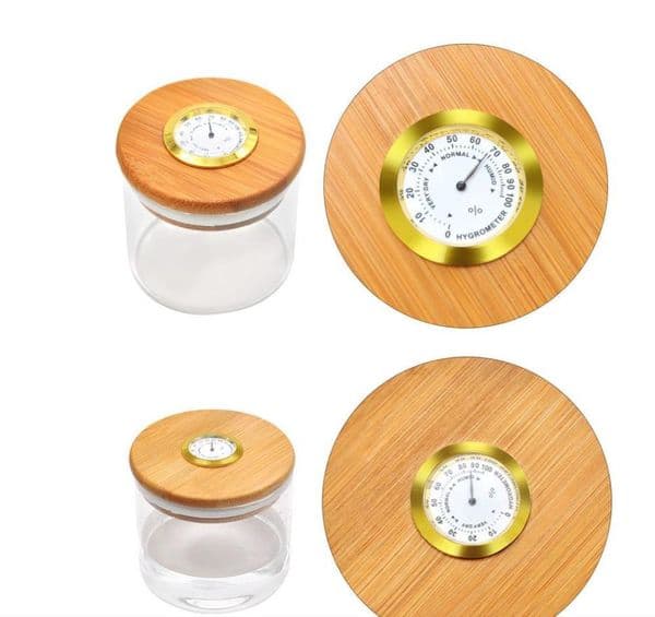 Smoking Pipes Bamboo and wood sealed tank with hygrometer large capacity storage box