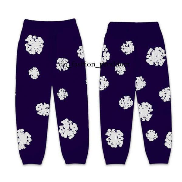 Denim Hoodie Designer Kapok Tracksuit Cotton Wreath Pullover Denim Men's Sweatshirt High End Spring Long Sleeve Tearsshort Hoodie Floral Print Hip Hop Hoody 2fd