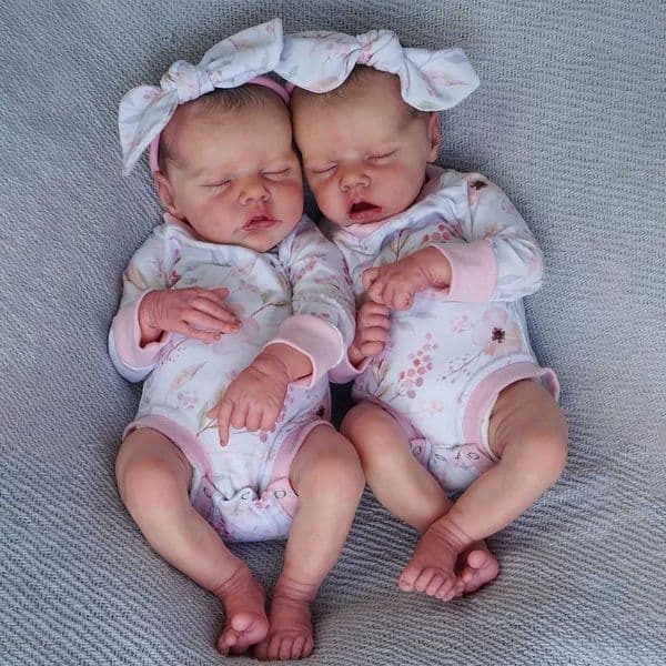 1 Pc 16 Inch Twins A Or B Reborn Dolls Handmade Soft Touch Lifelike Doll With Realistic Painted Details For Collection XJ250730