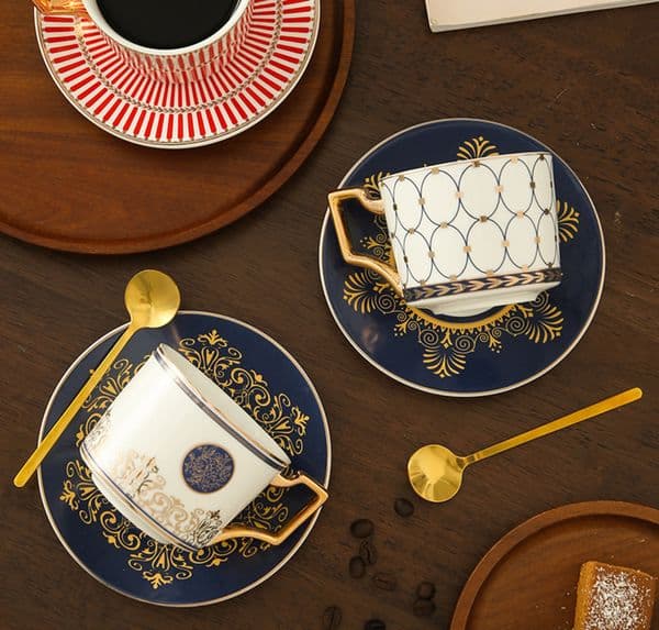 Coffee Hine High-End Exquisite Cup And Saucer English Afternoon Tea Set Sense Niche Ceramic Gift 250730