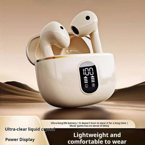 Wireless Earphone HIFI Stereo Sound ENC Bluetooth Headphones Power Display Earbuds for Smartphone IPhone Samsung Headset