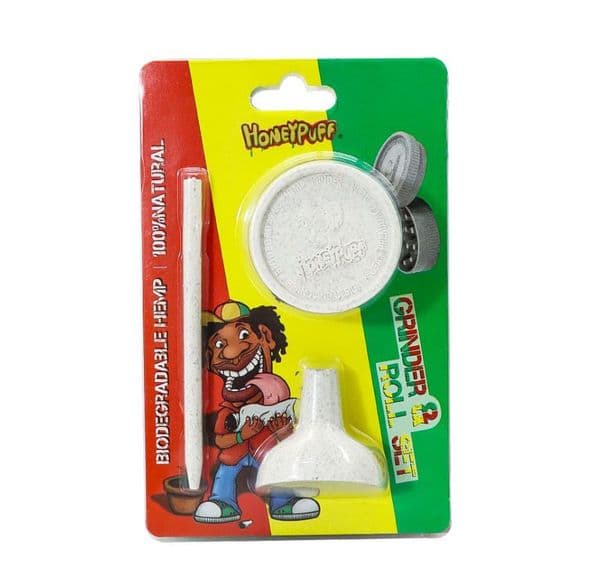 Smoking Pipes Degradable material cigarette grinder, 3-piece set, small
