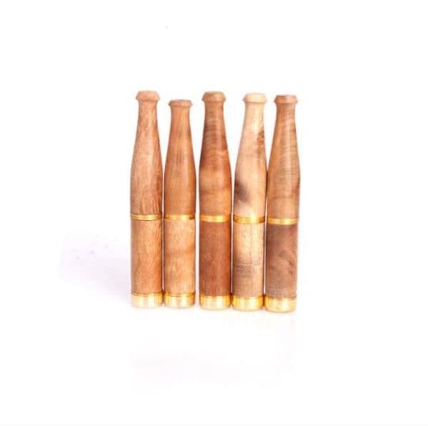 Gold camphor wood cigarette holder pull rod filter cigarette holder holder fittings wholesale and direct sales