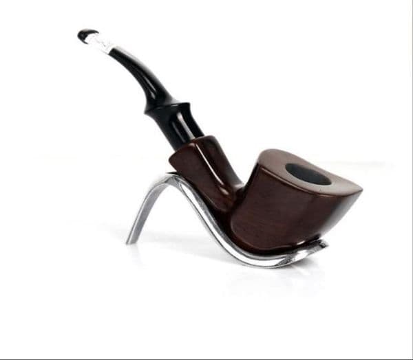 Manufacturers direct sales of black sandalwood pipe tilt tail ebony color 9mm filter pipe fittings wholesale
