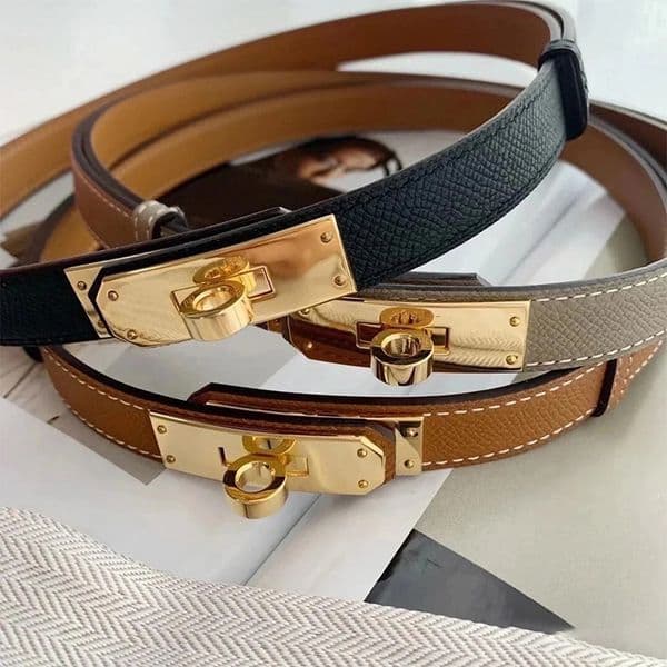 Belts for women designer Fashion Smooth Buckle Belt Retro Design Thin Waist Belts for Men Womens Width ceinture luxe Cowhide more Color top nice good