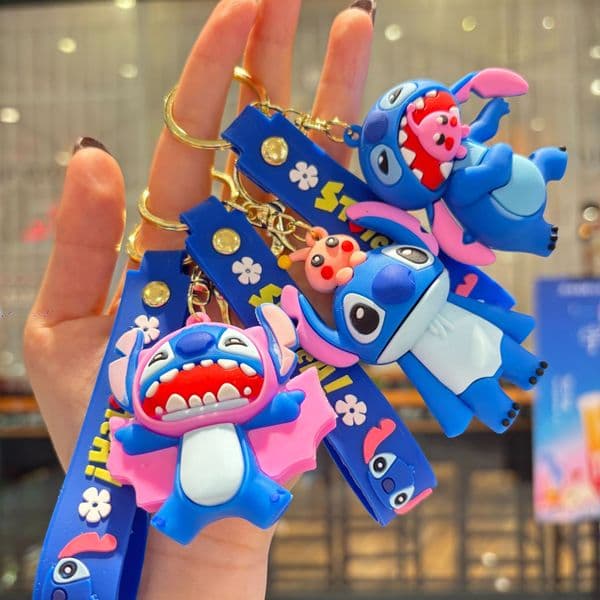 Cross border New Product Stitch Doll Pendant Student Bag Keychain Pendant Claw Machine Gift Pendant Wholesale