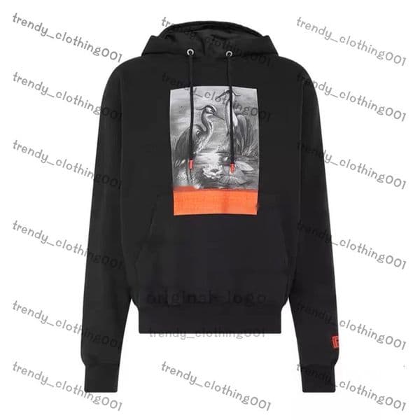 hoodie New Mens Letter Printing Ribbed Long Sleeve Sweatshirts t shirt Hooded Pullover For Autumn Designer Hoodies heron dae