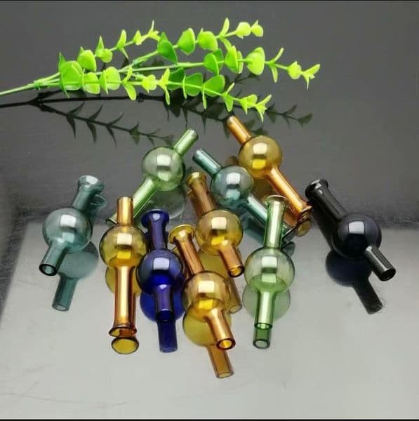Smoking Pipes new Europe and Americaglass pipe bubbler smoking pipe water Glass bong Bell mouth glass with ball suction nozzle