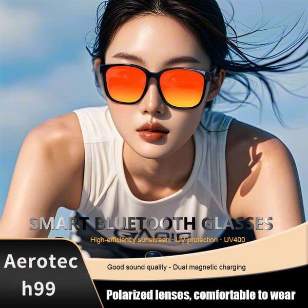 GS08 Smart Sunglasses Listening to Songs Calling Navigation Anti-ultraviolet UV400 Polarized Bluetooth Glasses