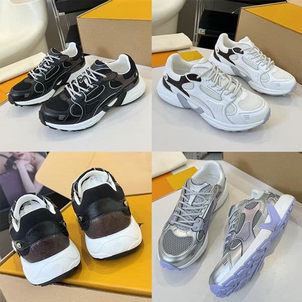Olympia Sneakers Lilac Running Shoes For Womens 1AHOM Mesh Metallic Synthetic Leather lightweight EVA Outsole bounce comfort Men Sports Shoes