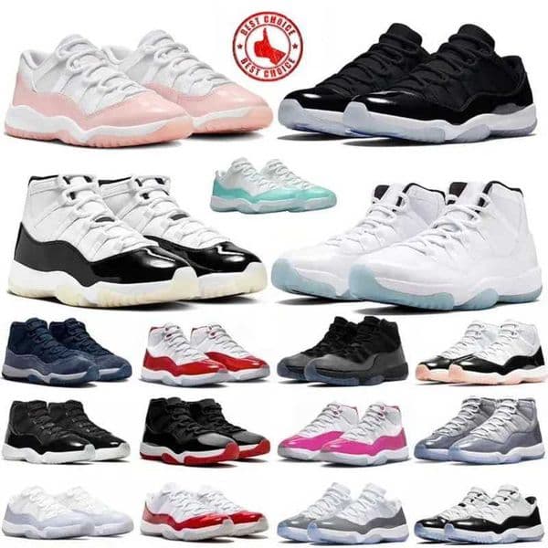 11 11s Mens Basketball Shoes Low Igloobred Veet Yellow Snakeskin Neapolitan Gamma Blue Cherry Cool Grey Space Jam Pure Violet Men Women Trainers Sports Sneakers