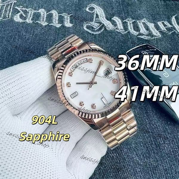 Rolez Mens Watch High Quality Automatic Watch Relojes Clean Factory Man Designer Date 36Mm/41Mm Watch Luxry Vintage Watch Vintage Japan Quartz 44a