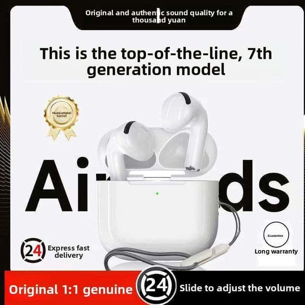2025 New Bluetooth True Wireless Top Version Seventh Generation Compatible with Noise Cancelling Portable Earphones