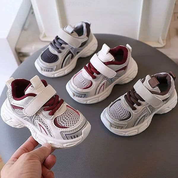 Spring Autumn Boys Kids Sport Girl Baby Toddler Mesh Breathable Casual Running Shoes Soft Soled Children Sneakers 251029 XJ260122