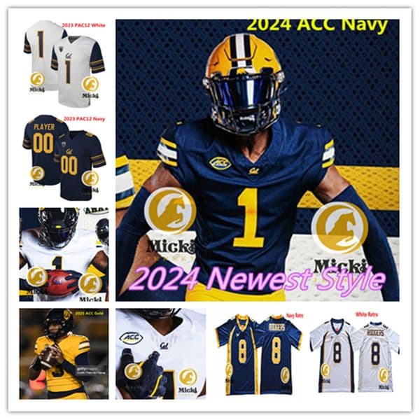 Jaron-Keawe Sagapolutele California Golden Bears Football Jersey 1 Kendrick Raphael 11 LJ Johnson Jr. 4 J.King 7 Trond Grizzell 21 Jacob De Jesus Stitched Cal Jerseys