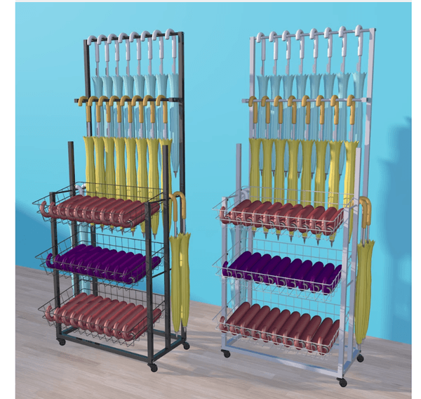 Umbrella display stand commercial supermarket name created a sun umbrella shelf to place umbrellas special shelf hat display sta