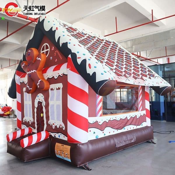 Free delivery Outdoor Activities Christmas Bounce House Commercial Bouncy Castle Inflatable jumping Castle Jumper Trampoline Inflatable Bouncer