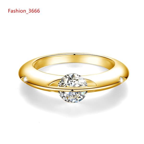 Quality Jewelry Supplier Valentines Day Birthday Gift Woman Unisex Jewelry 925 Sterling Silver 1ct Moissanite Planet Rings