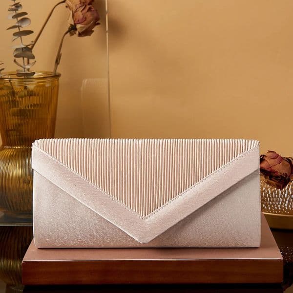 vertical pattern dinner bag fashion style womens dinner bag metal chain shoulder bag wedding party evening dress bag 251105