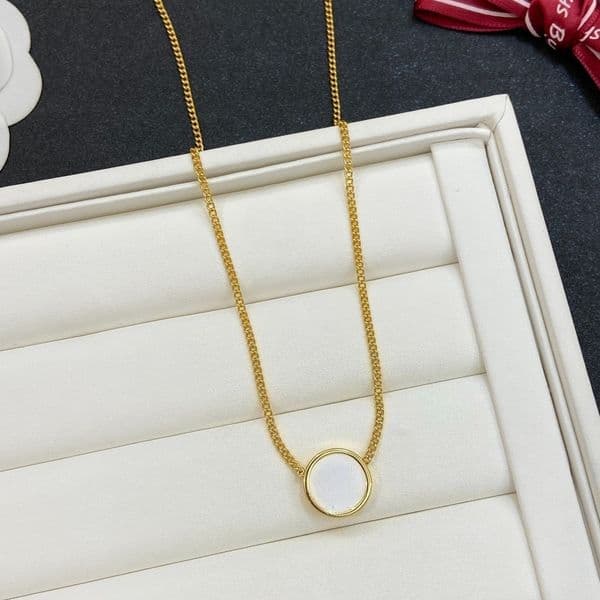 Fashion Necklace Womens Letter Pendant Necklace Choker Chain 18k Gold Designer Necklace Jewelry Accessories