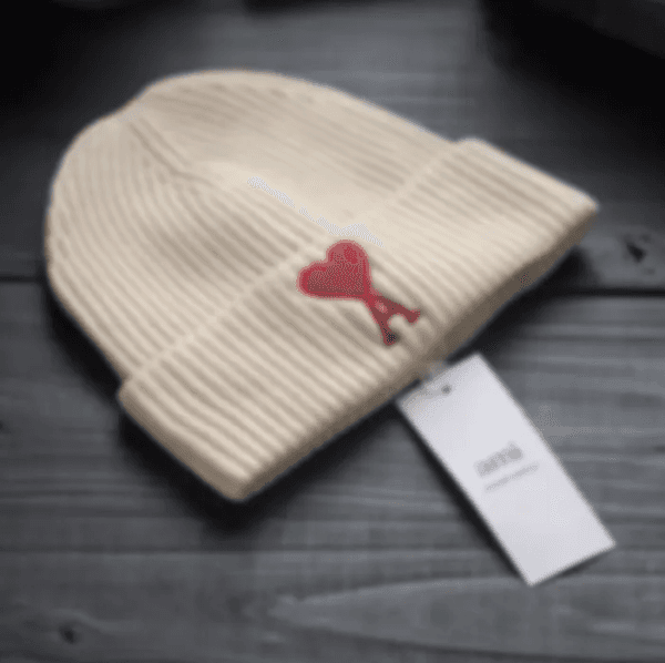 DH Women's Outdoor Casual Popular Beanie Designer Love Knit Ami Classic Cashmere Asquette Warm Winter Ski Hat Men's Hiking