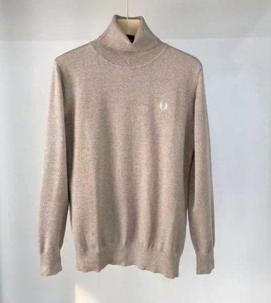 Men's Sweaters Designer Knitted Soft Wool Sweater Long Sleeve Quality Classic Perryity Men Pullover Turtle Neck Sweaters Couples Knitwear Top