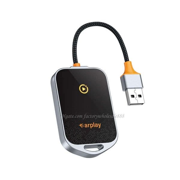 DHCP K81 Carplay Wireless Adapter for car Inter connected Navigation Supports WiFi 6 BT5.0 LINUX System For ios Phone