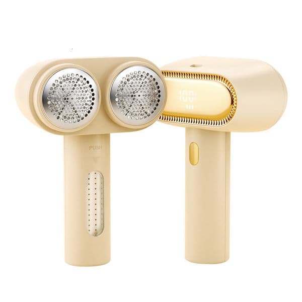 Update GAIATOP Fabric Larger Rechargeable Remover Electric Lint Shaver LED Display And Double Head With 6-Blades 3- 240816