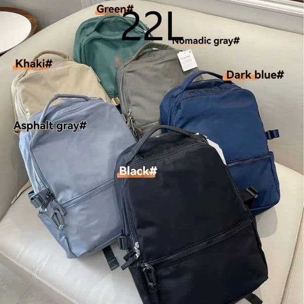 Six-color High-quality Outdoor Bags Student Schoolbag Backpack Ladies Diagonal Bag New Lightweight Backpacks Women Yoga Outdoor Bags 10L 23L