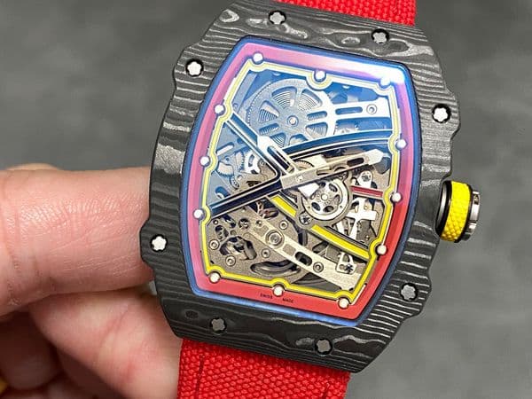 2026 men watch AAAAA Tourbillon NTPT 7.8mm 35g Luxury designer watch AAAAA Watch Men's Watches Watch Super clone r M67-02 Carbon fiber lightweight hollow watch S+ 0338