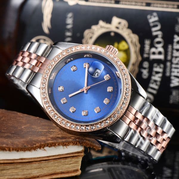 Luxury designer mens womens DATE JUST Diamond encrusted watches Quartz automatic movement WATCH 904L stainless steel strap luminous gifts Wristwatches montre #5