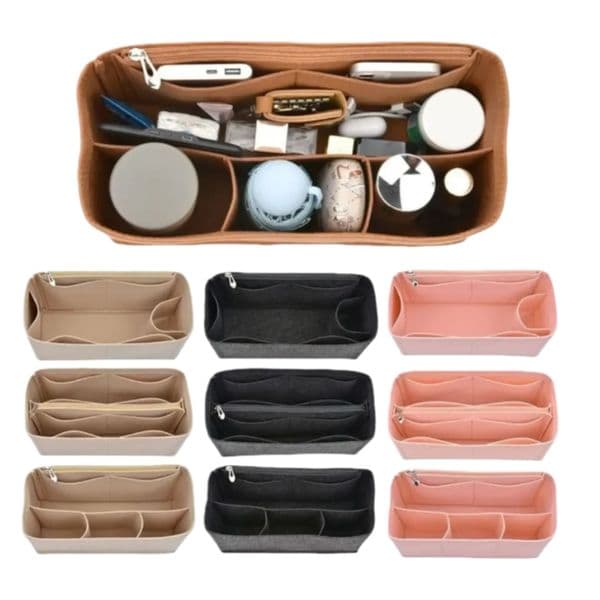 Felt Insert Liner Purse Organiser Pouch Handbag Tote Bag Internal For Liz Visetos 250901