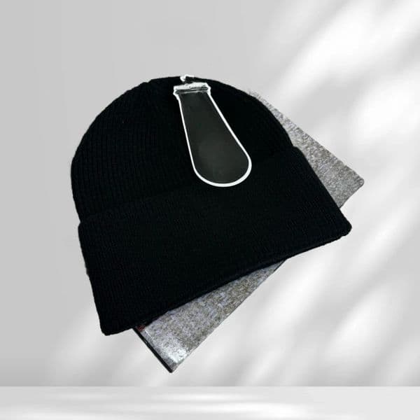 Grey Knit cap winter Fur Hats, Scarves & Gloves For Women Ball Caps Sun hat