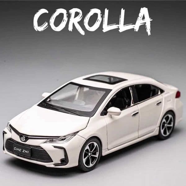 1 32 Scale Corolla GR86 Alloy Car Model Toy Metal Die Casting Simulation Sound Light Pulling Car Model Collection Childrens ToysXJ250407