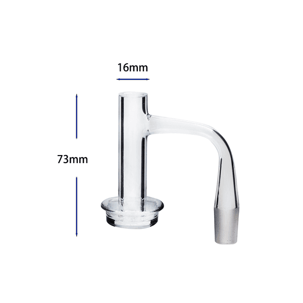 16mm OD Tower fully welded beveled top edge Terp Blender Quartz Banger