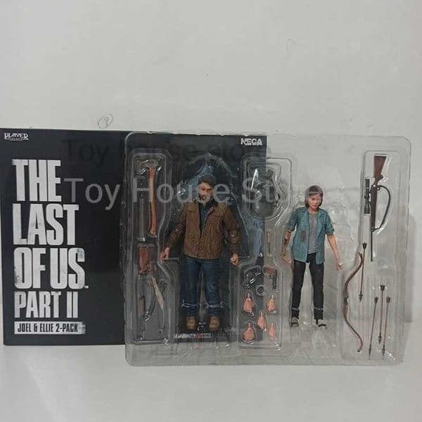 NECA Game Series The Last Of Us Part 2 Joel Ellie With Bow Action Figure Collectible Toy Doll For Kids Birthday Gift