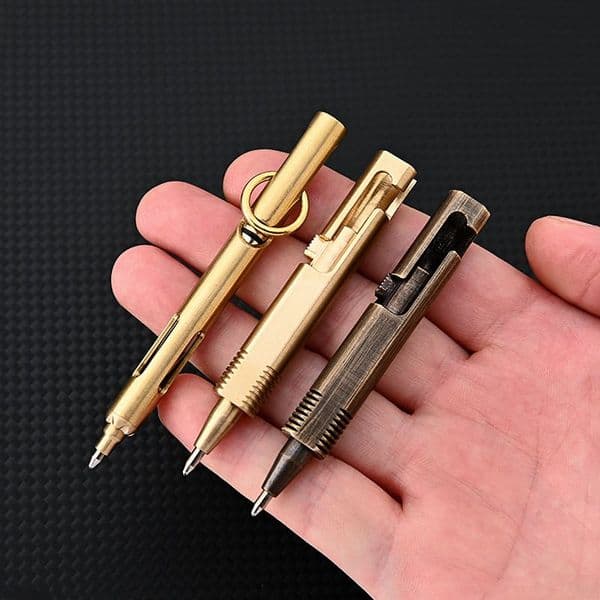 Mini Brass Pen Portable Travel pocket pen