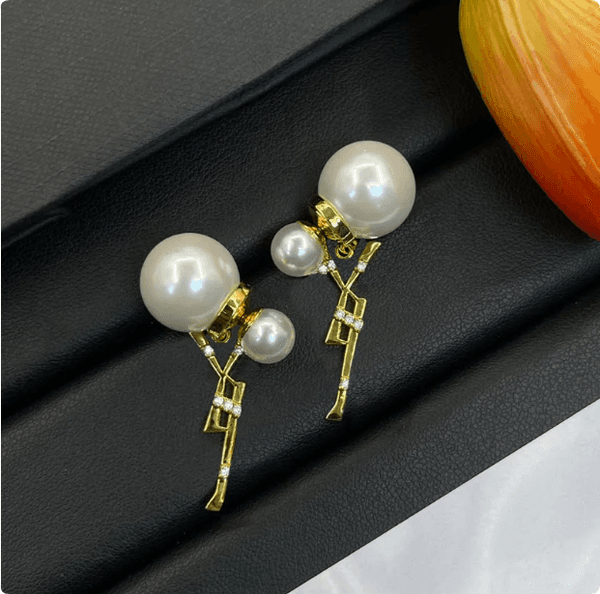 Fashion Titanium Steel Designer Earrings Letter Stud Woman Gold Earring Jewelry Accessories Birthday Christmas Gifts