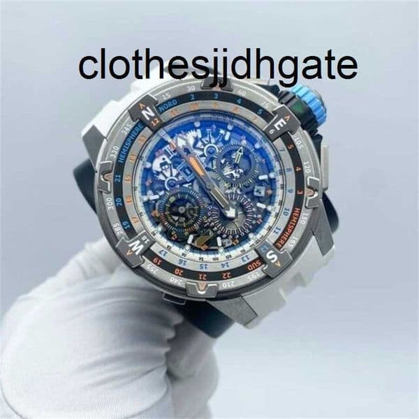 Luxury Men Watches 60-01 series Men's Watches Voiles De Saint Barth 50mm Open-work Dial Watch qtcjgoods