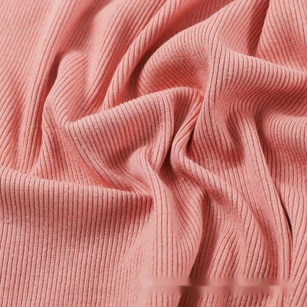 2x2 CVC 21 Count Cuff Collar Hem Ribbed Stretch Knit Fabric