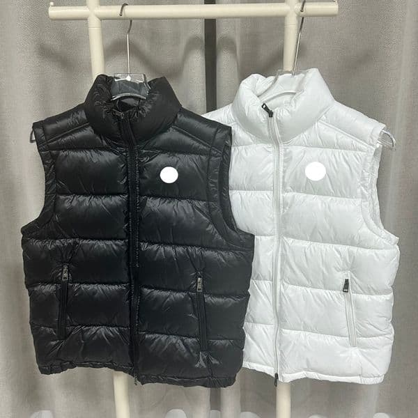 Designer Vest Embroidery Patch Hood Mens Vests Women Gilet monspufferjacket White Duck Down Puffer Jacket Winter Couple Outfit Waterproof Quick Drying