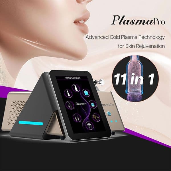 12-in-1 Fusion Plasma frosty and Warm Skin Rejuvenation Machine Fusion Plasma Beauty Device for Acne Treatment Wrinkle Reduction