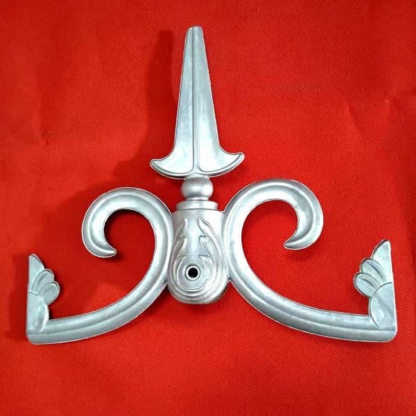 Aluminum Fence Spear Head Decoration, Guardian Butterfly Spear Tip, Thickened Flat Spearhead for Aluminum Art Railing & Fence, Decorative Aluminum Art Component
