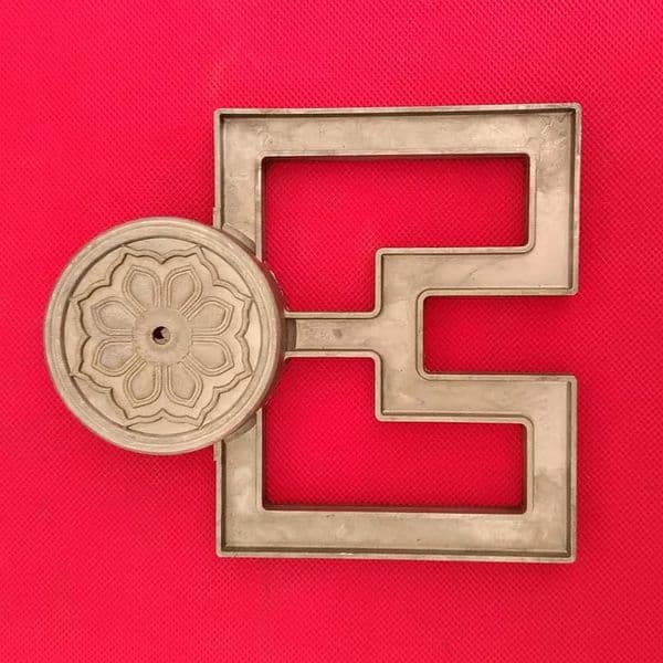 Thick circular loop , Thickened Aluminum Double Ring Ornament, Aluminum Art Fence Decoration Component
